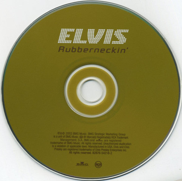 Elvis Presley : Rubberneckin' (Paul Oakenfold Remix) (CD, Single)