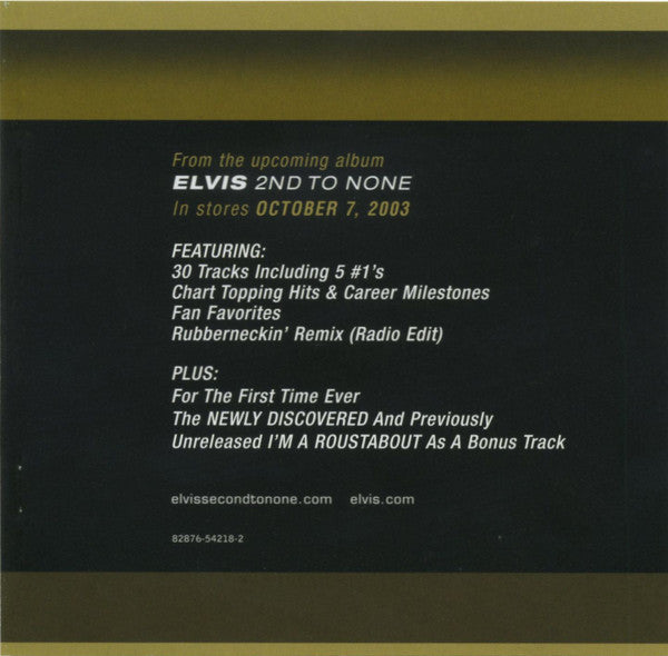 Elvis Presley : Rubberneckin' (Paul Oakenfold Remix) (CD, Single)