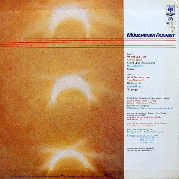 Münchener Freiheit : Licht (LP, Album)