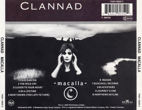 Clannad : Macalla (CD, Album, RE)