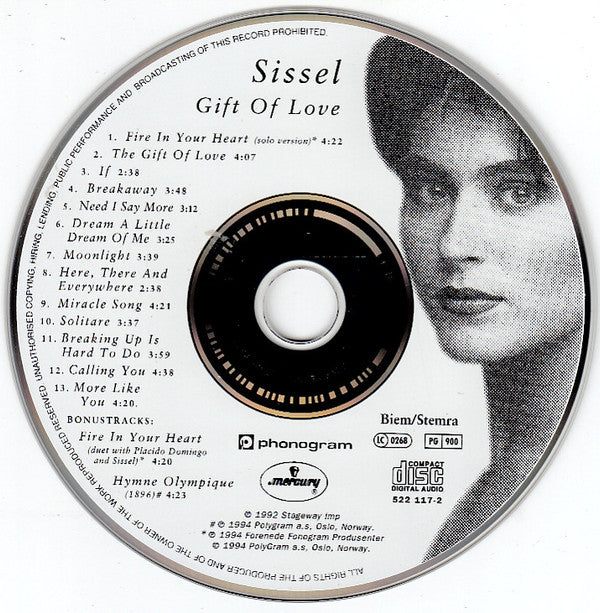 Sissel : Gift Of Love (CD, Album)