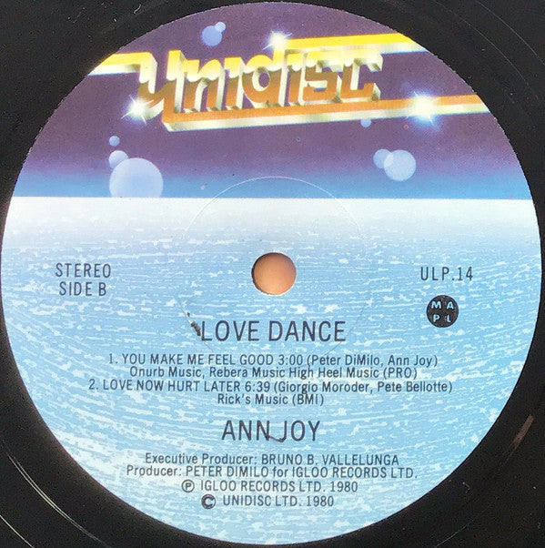 Ann Joy : Love Dance (LP, Album)