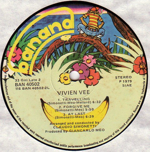 Vivien Vee : Vivien Vee (LP, Album)