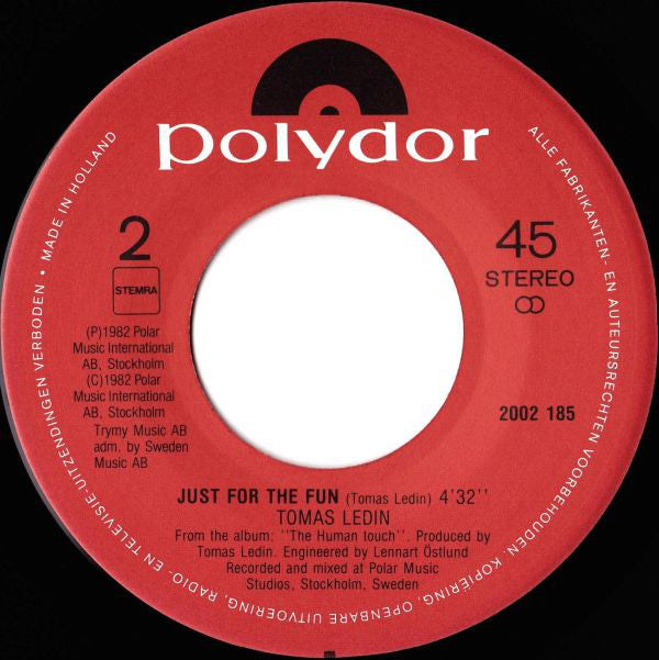 Tomas Ledin / Agnetha Fältskog : Never Again (7", Single)