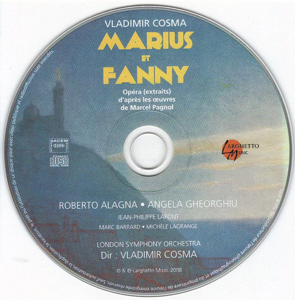 Vladimir Cosma : Marius Et Fanny (Opéra D'après Marcel Pagnol) (CD, Album, Sli)