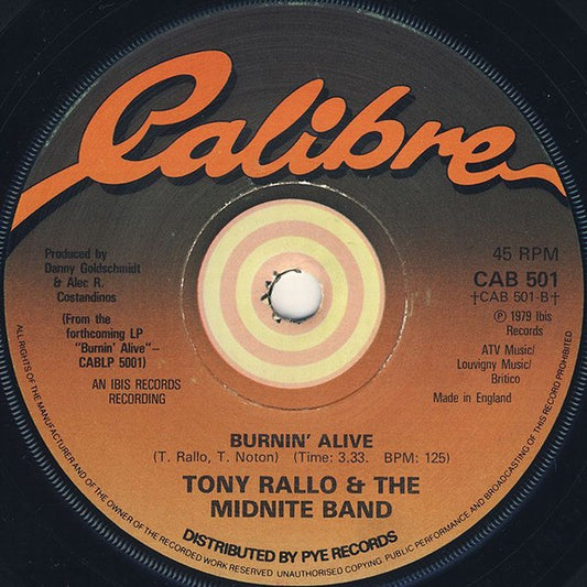 Tony Rallo & The Midnite Band : Holdin' On (7", Single)