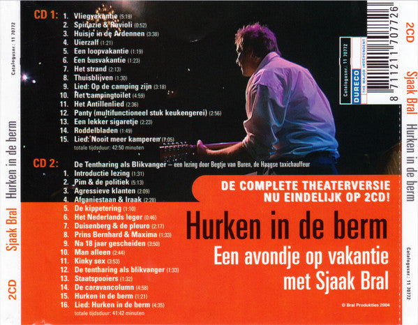 Sjaak Bral : Hurken In De Berm (Een Avondje Op Vakantie Met Sjaak Bral) (2xCD)