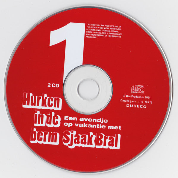 Sjaak Bral : Hurken In De Berm (Een Avondje Op Vakantie Met Sjaak Bral) (2xCD)