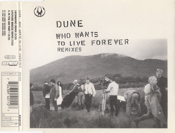 Dune (3) : Who Wants To Live Forever (Remixes) (CD, Maxi)