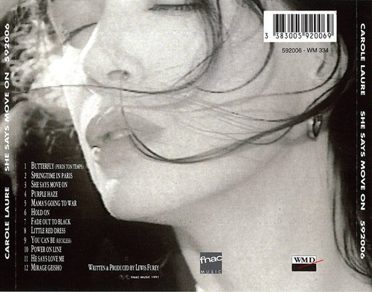 Carole Laure : She Says Move On (CD, Album)