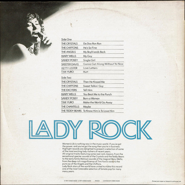 Various : Highlight On Lady Rock (LP, Comp)