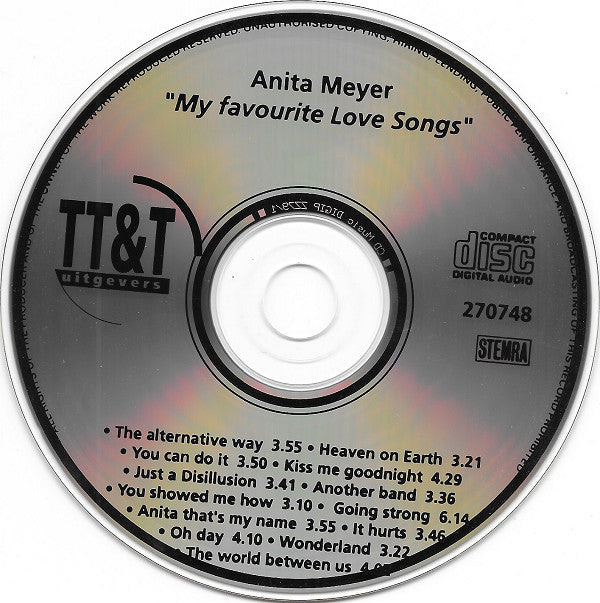 Anita Meyer : My Favourite Love Songs (CD, Comp)