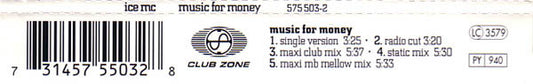 ICE MC : Music For Money (CD, Maxi)