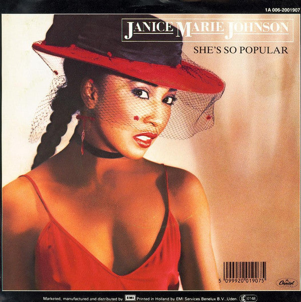 Janice M. Johnson : She's So Popular (7", Single)