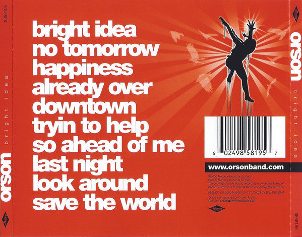 Orson (2) : Bright Idea (CD, Album)