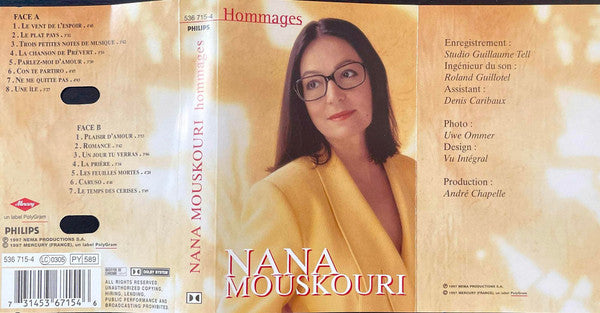 Nana Mouskouri : Hommages (Cass, Album)
