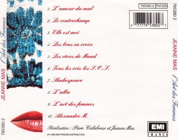 Jeanne Mas : L'Art Des Femmes (CD, Album)