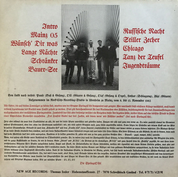 Springtoifel : Tanz Der Teufel (LP, Album)