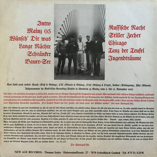 Springtoifel : Tanz Der Teufel (LP, Album)