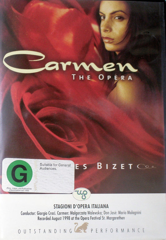 Georges Bizet . Stagione D'Opera Italiana . Giorgio Croci · Małgorzata Walewska ; Mario Malagnini : Carmen (DVD-V, Multichannel, PAL)