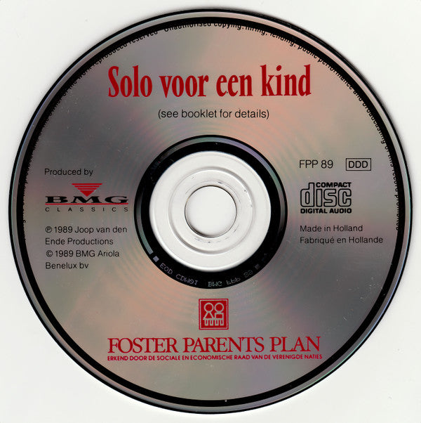 Various : Solo Voor Een Kind (CD, Comp)