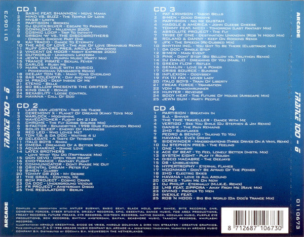 Various : Trance 100 6 - Best Of The Best (4xCD, Comp)