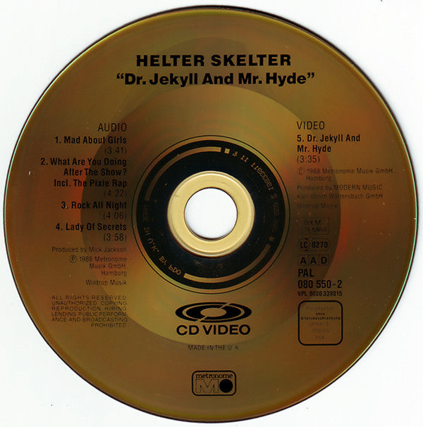 Helter Skelter (4) : Dr. Jekyll And Mr. Hyde (CDV, 5", Single, PAL)