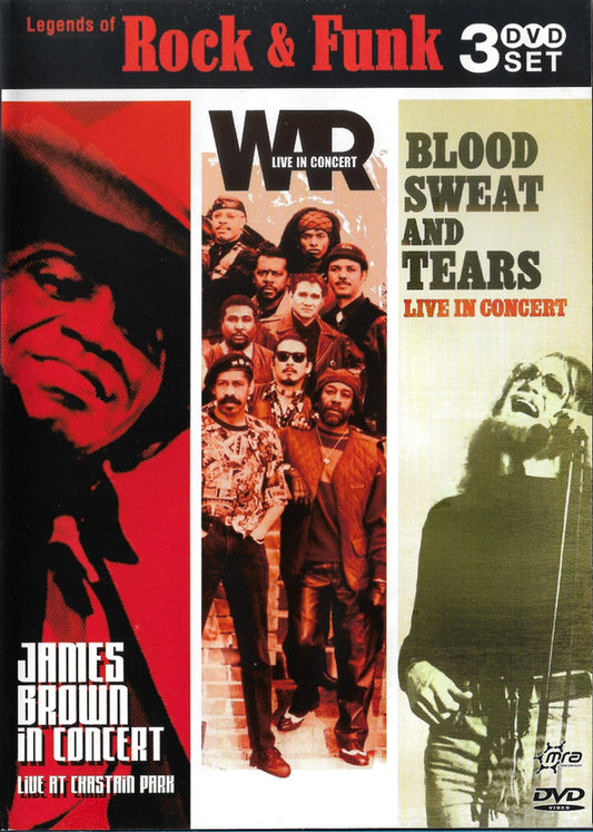 Various : Legends Of Rock & Funk (3xDVD-V, PAL)