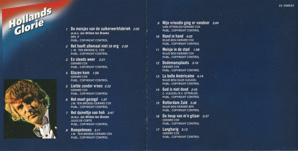 Gerard Cox : Hollands Glorie (CD, Comp, Com)