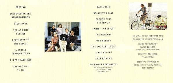 Randy Edelman : Beethoven (Music From The Original Motion Picture Soundtrack) (CD, Album)