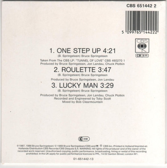 Bruce Springsteen : One Step Up (CD, Mini)