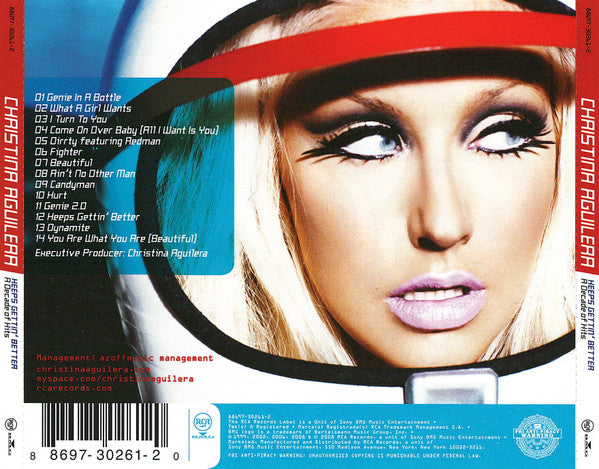 Christina Aguilera : Keeps Gettin' Better: A Decade Of Hits (CD, Comp)