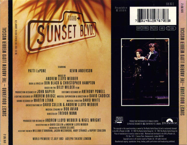 Andrew Lloyd Webber : Sunset Boulevard (World Premiere Recording) (2xCD, Album)