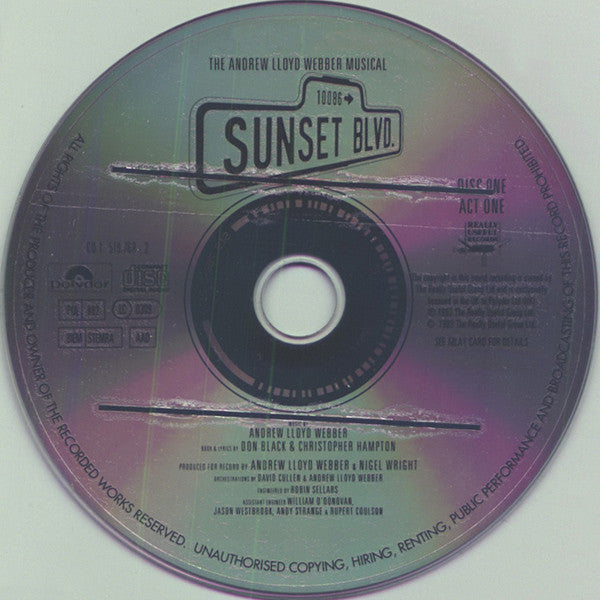 Andrew Lloyd Webber : Sunset Boulevard (World Premiere Recording) (2xCD, Album)