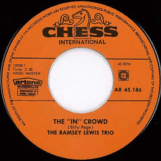 The Ramsey Lewis Trio : The "In" Crowd / Travel On (7", Single)