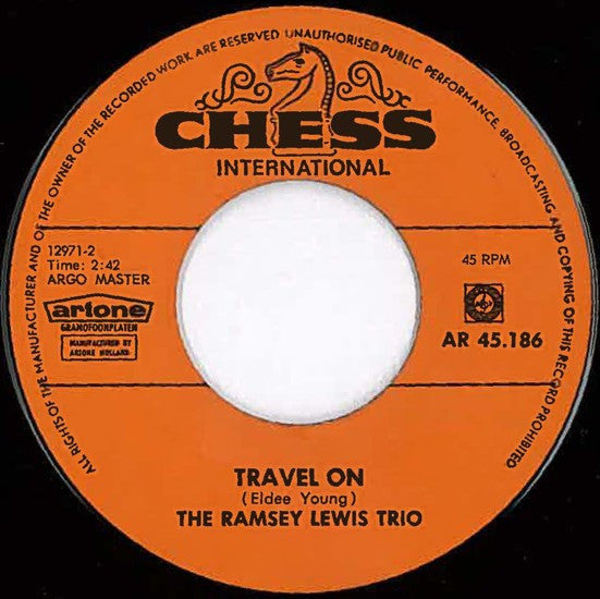 The Ramsey Lewis Trio : The "In" Crowd / Travel On (7", Single)