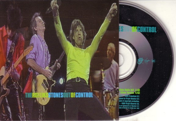 The Rolling Stones : Out Of Control (CD, Single, Promo, Car)