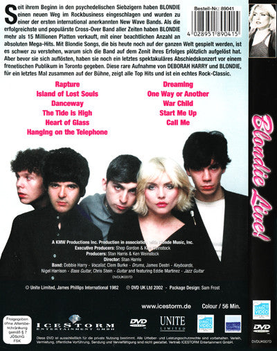 Blondie : Blondie Live (DVD-V, PAL)
