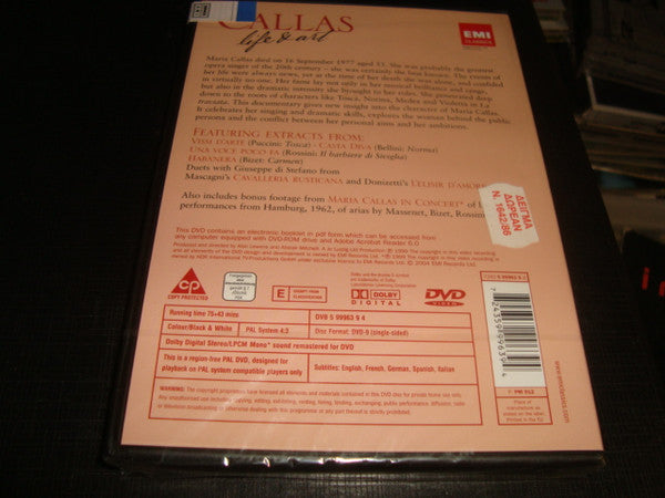 Maria Callas : Life & Art (DVD-V, Comp, Copy Prot.)