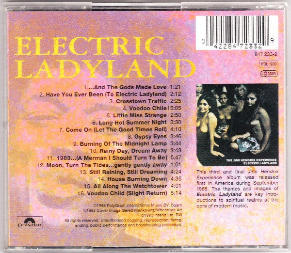 The Jimi Hendrix Experience : Electric Ladyland (CD, Album, RE, RM)