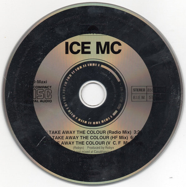 ICE MC : Take Away The Colour (CD, Maxi)