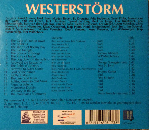 Shantykoor Westerstörm, Westerbroek : Across The Irish Sea  (CD, Album)