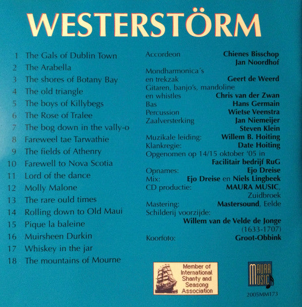 Shantykoor Westerstörm, Westerbroek : Across The Irish Sea  (CD, Album)