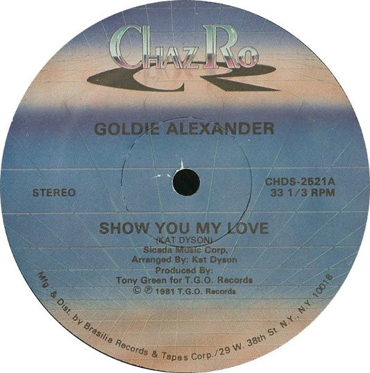 Goldie Alexander : Show You My Love (12")