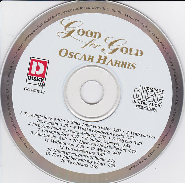 Oscar Harris : Good For Gold (CD, Comp)