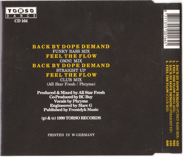 King Bee : Back By Dope Demand (CD, Maxi)