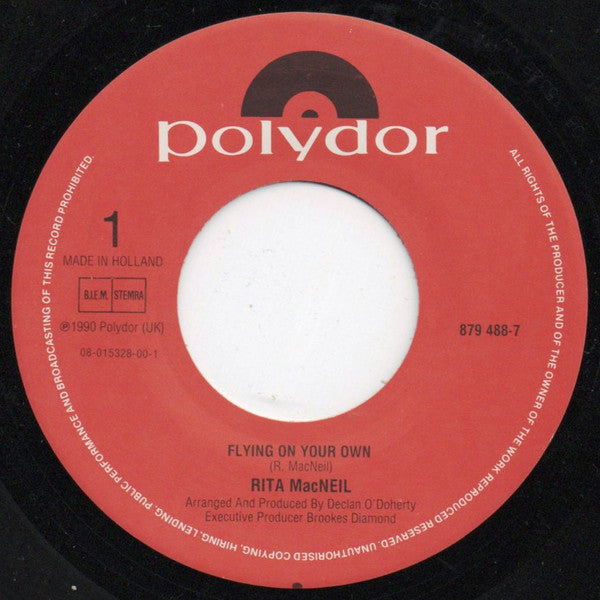 Rita MacNeil : Flying On Your Own (7", Single)