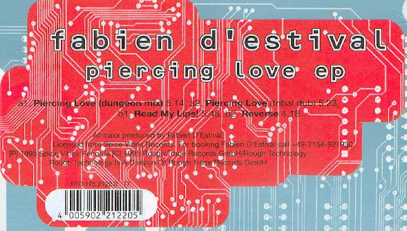 Fabien D'Estival : Piercing Love EP (12", EP)