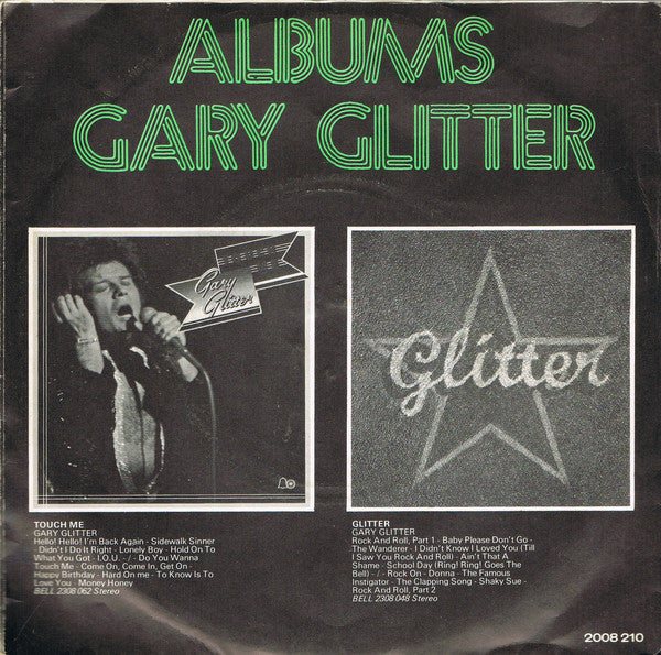 Gary Glitter : I Love You Love Me Love (7", Single)