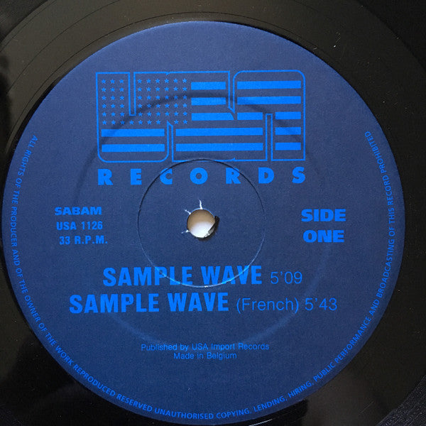 Sub Dance : Sample Wave (12")